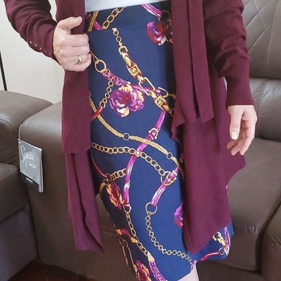 Charter Club Dresses & Skirts - NWOT Charter Club Navy Equestrian Print Skirt